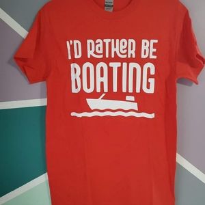 I'd rather be boating shirt